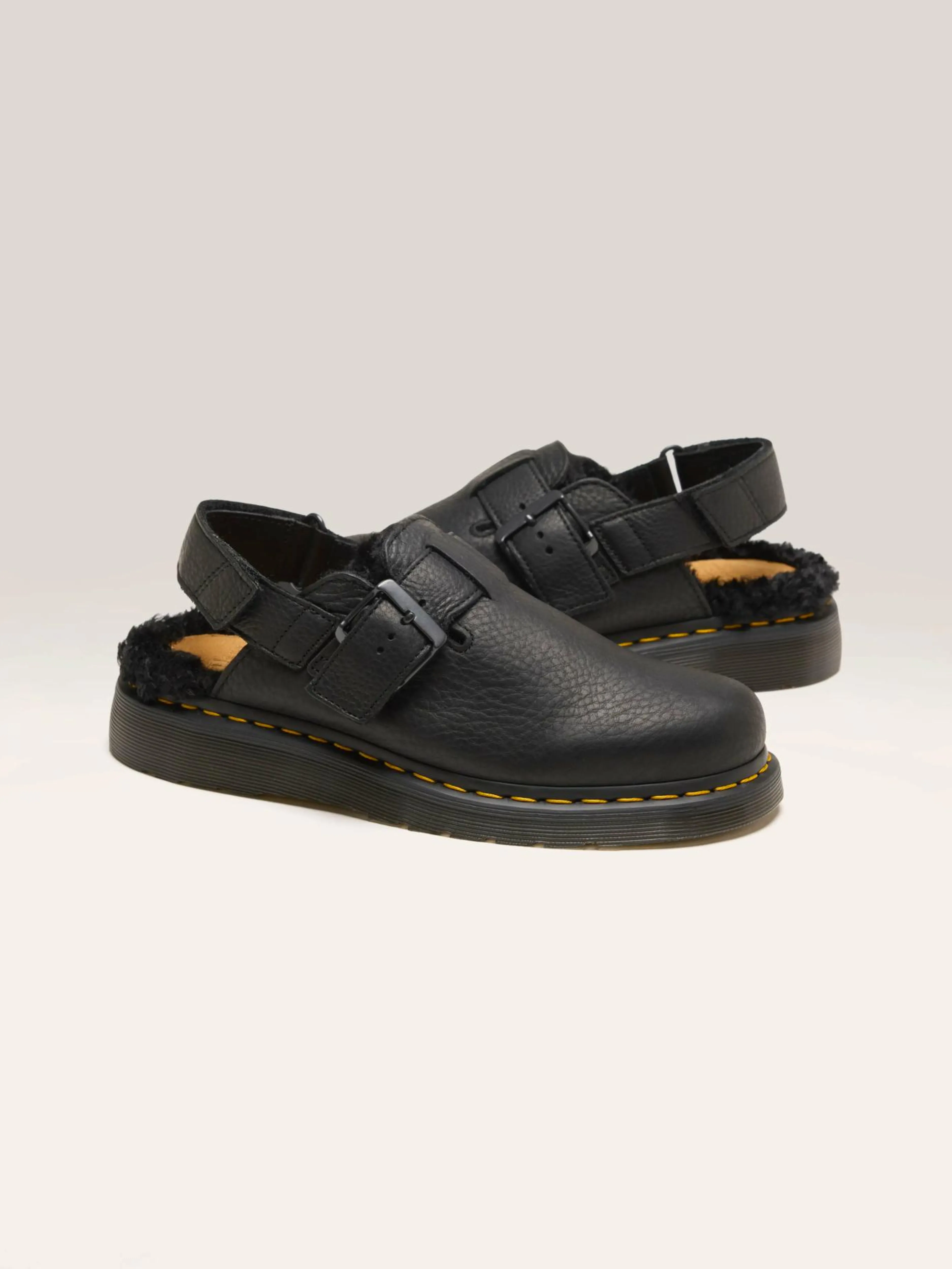 DR. MARTENS Jorge II Muiltjes Met Imitatiebont Voering Voor Vrouwen-Dr martens Store