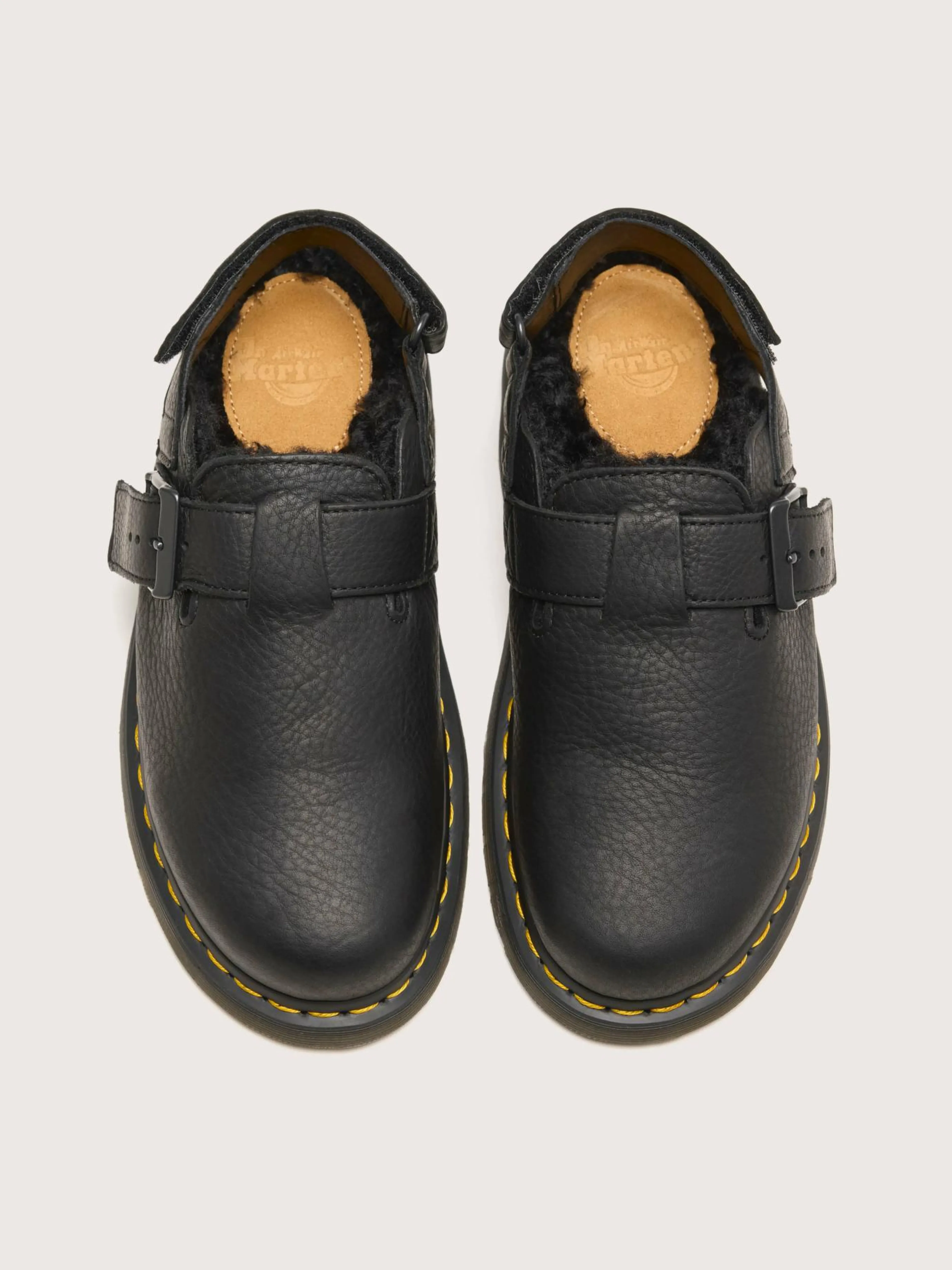 DR. MARTENS Jorge II Muiltjes Met Imitatiebont Voering Voor Vrouwen-Dr martens Store