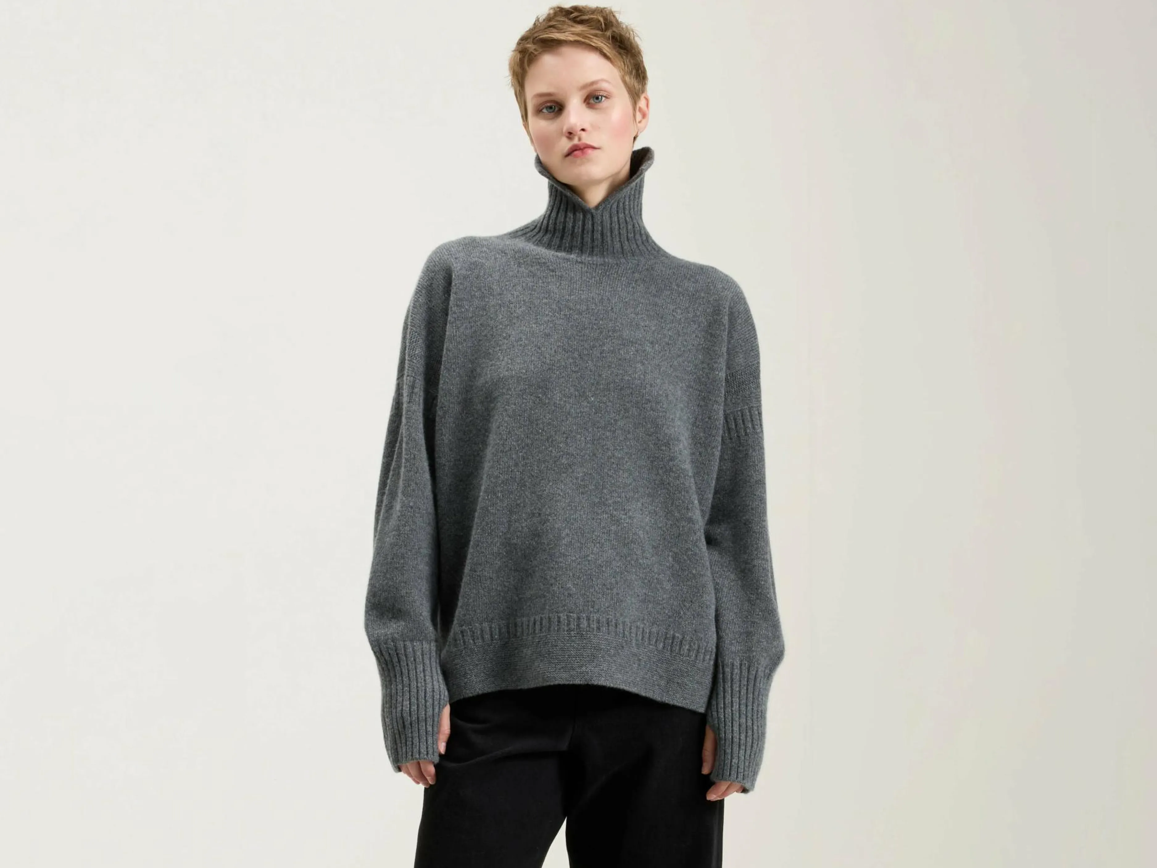 Lulu High Neck Sweater-Nicholson & Nicholson Online