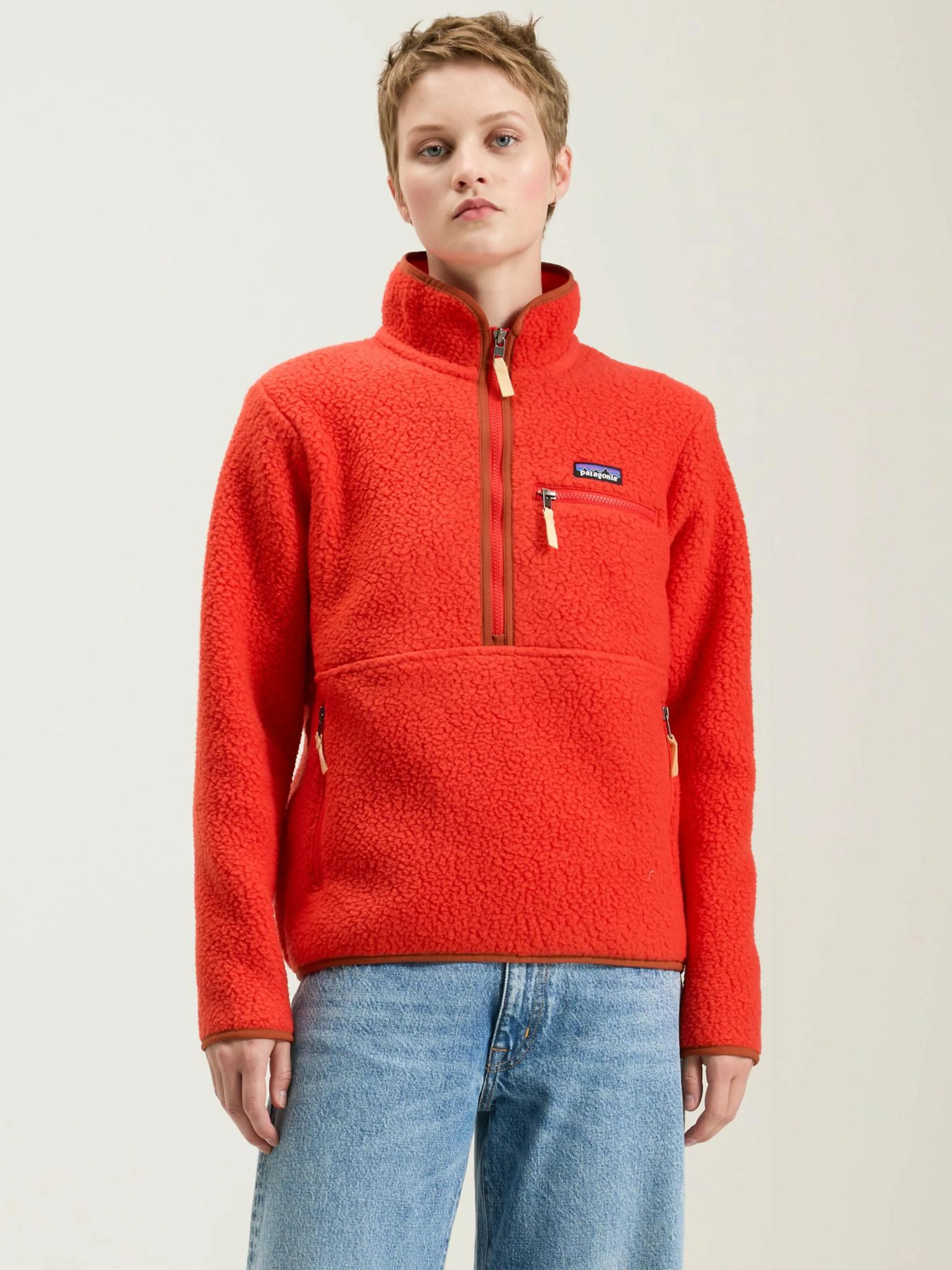 Retro Pile Fleece Marsupial Trui Voor Vrouwen-Patagonia Shop