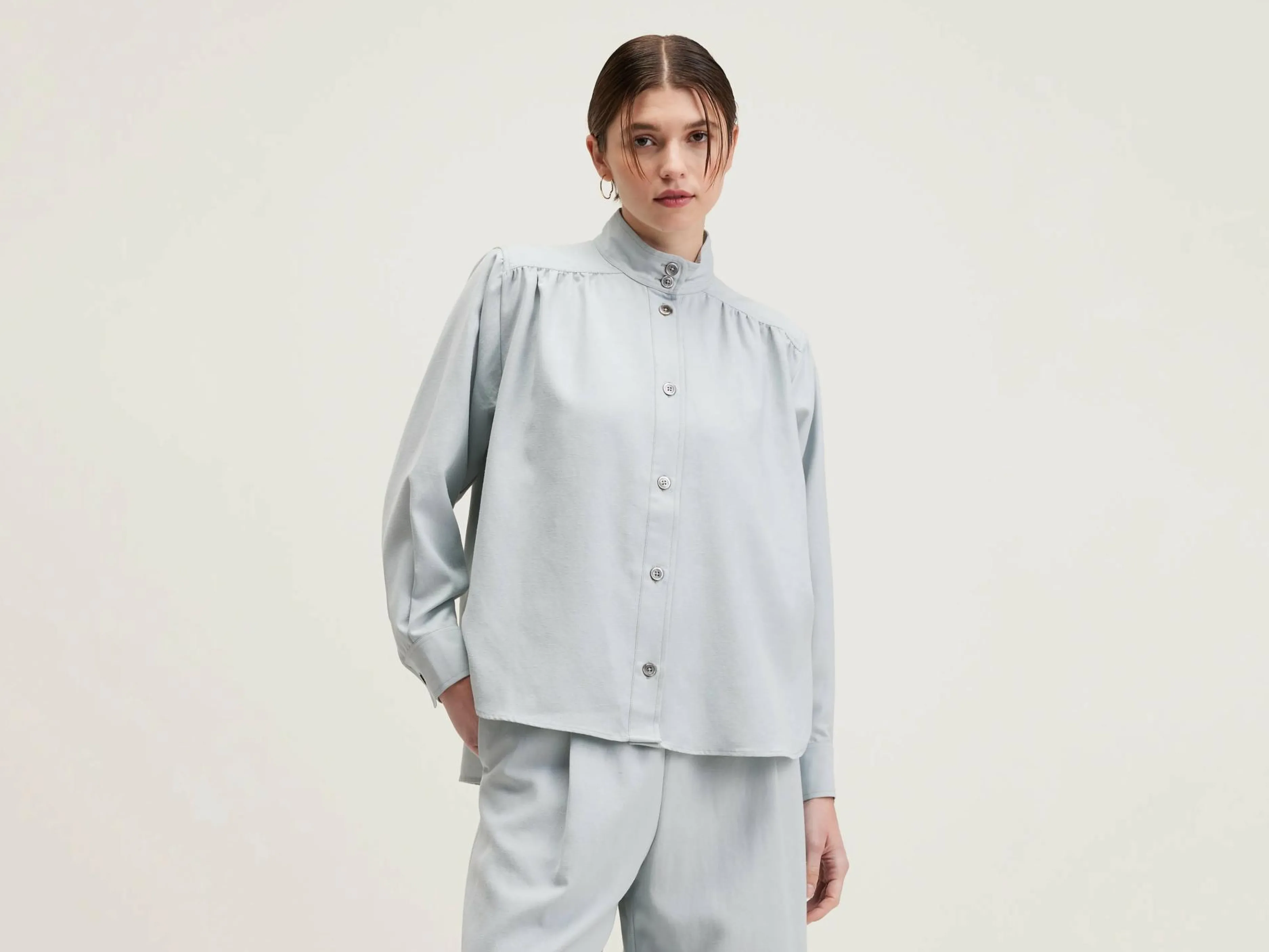 Peachy Knoopsluiting Blouse-Bellerose Shop