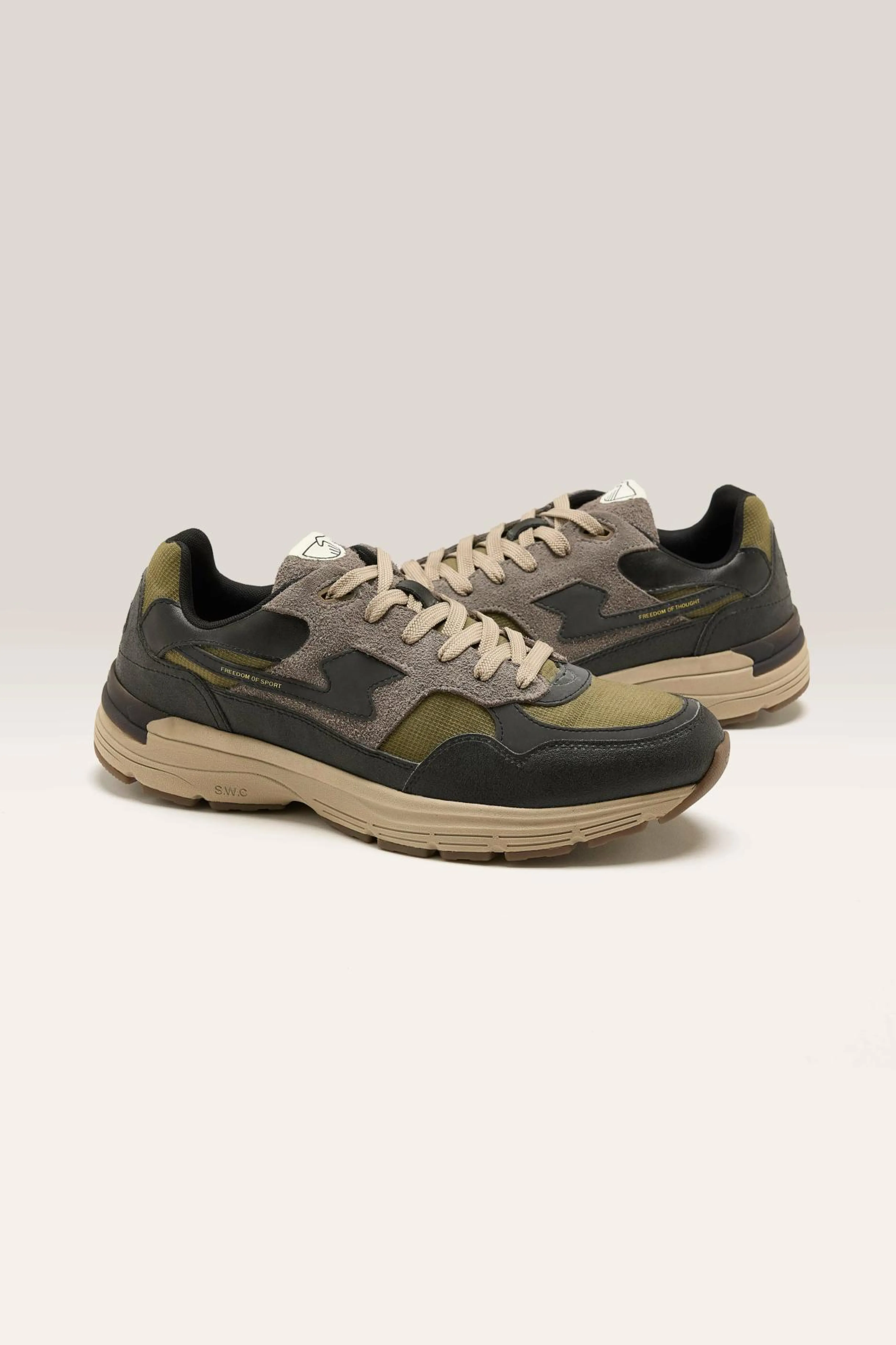 Amiel S-Strike Geo-Merged Voor Mannen-Stepney workers club Fashion