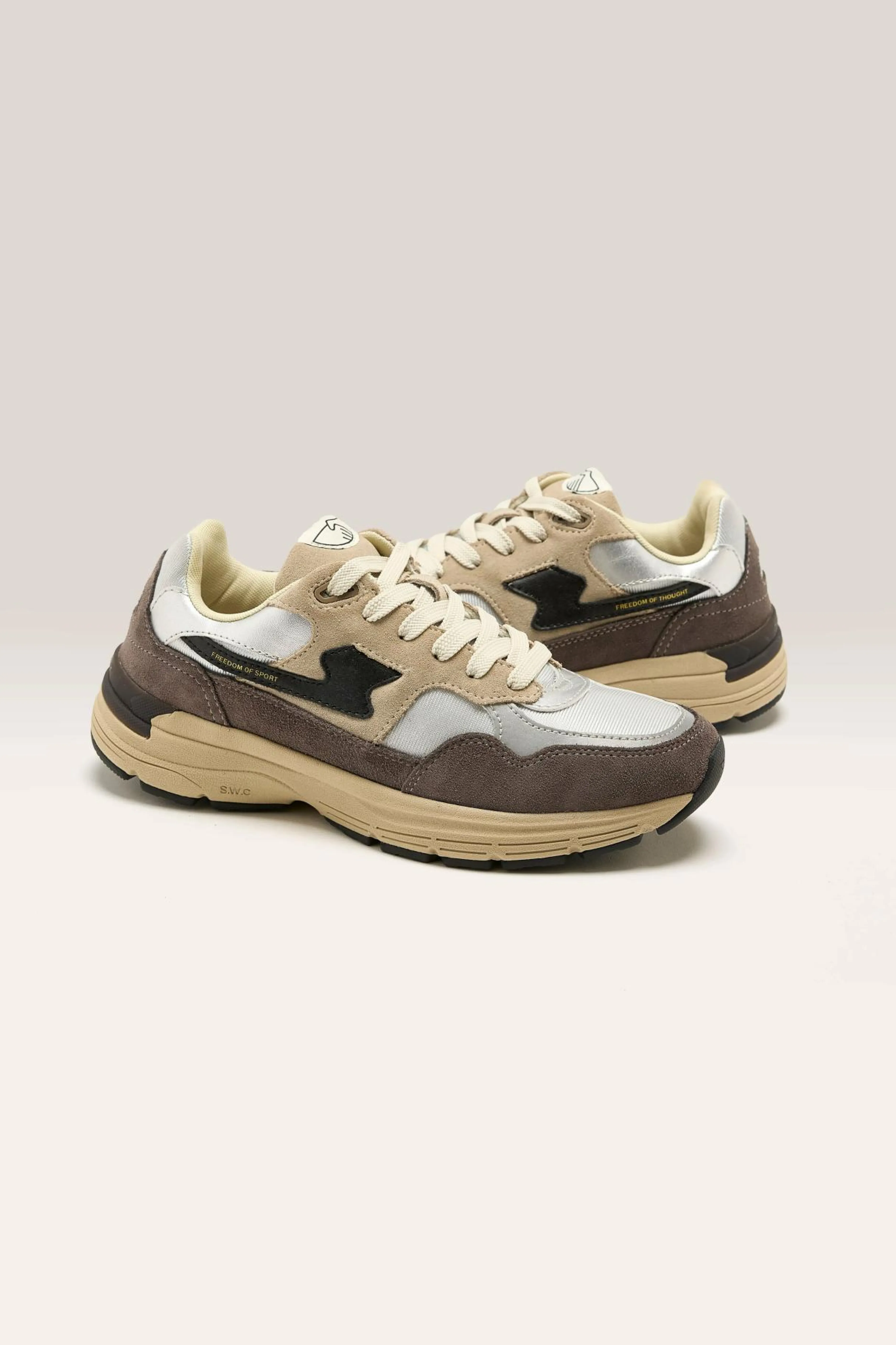 Amiel S-Strike Suede Mix Voor Vrouwen-Stepney workers club Clearance