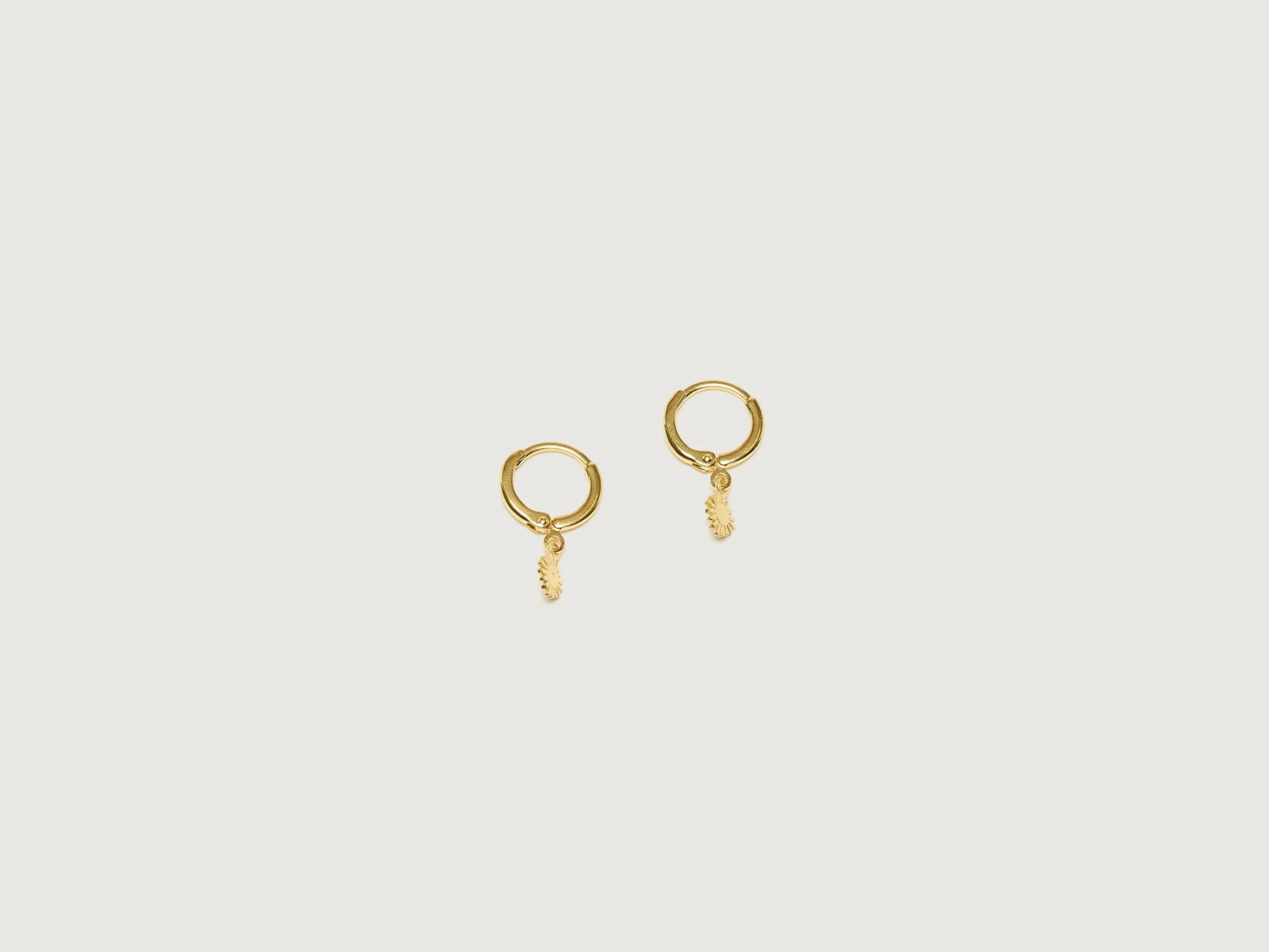 Soleil Hoepel Oorbellen-Vadi jewels Discount