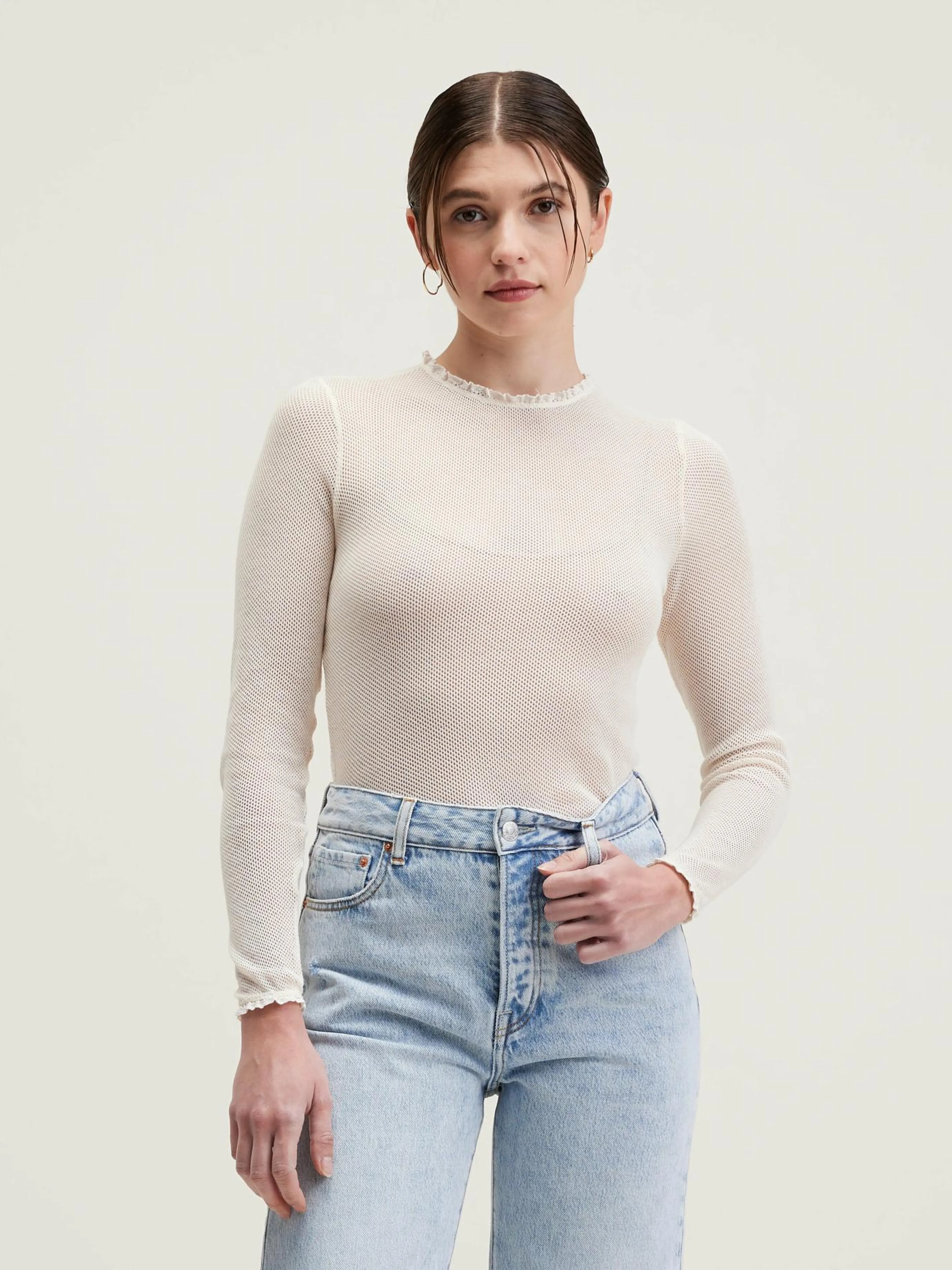 Vibke Lange Mouwen T-shirt-Bellerose Shop